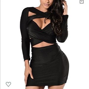 Long sleeve bodycon dress